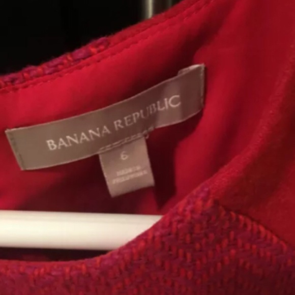 Banana Republic Tweed Wool Sleeveless Dress. Size 6. - Picture 3 of 4